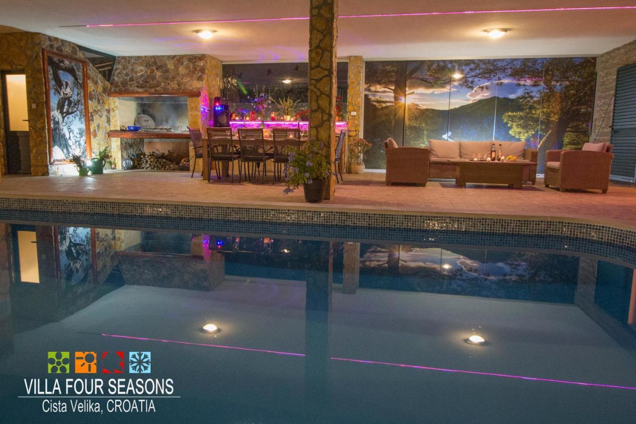 Villa Four Seasons, Heated Pool And 3 En-Suite Bathrooms Velika Cista  Экстерьер фото