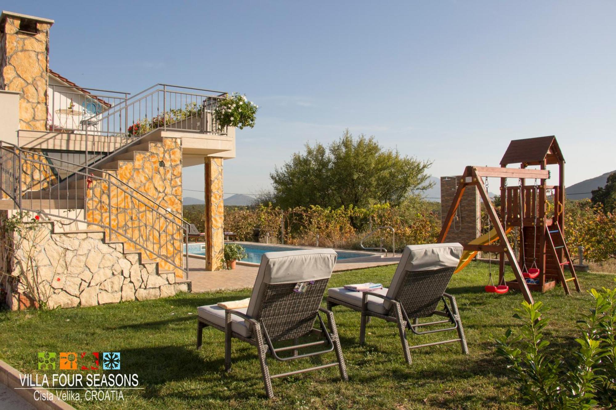 Villa Four Seasons, Heated Pool And 3 En-Suite Bathrooms Velika Cista  Экстерьер фото