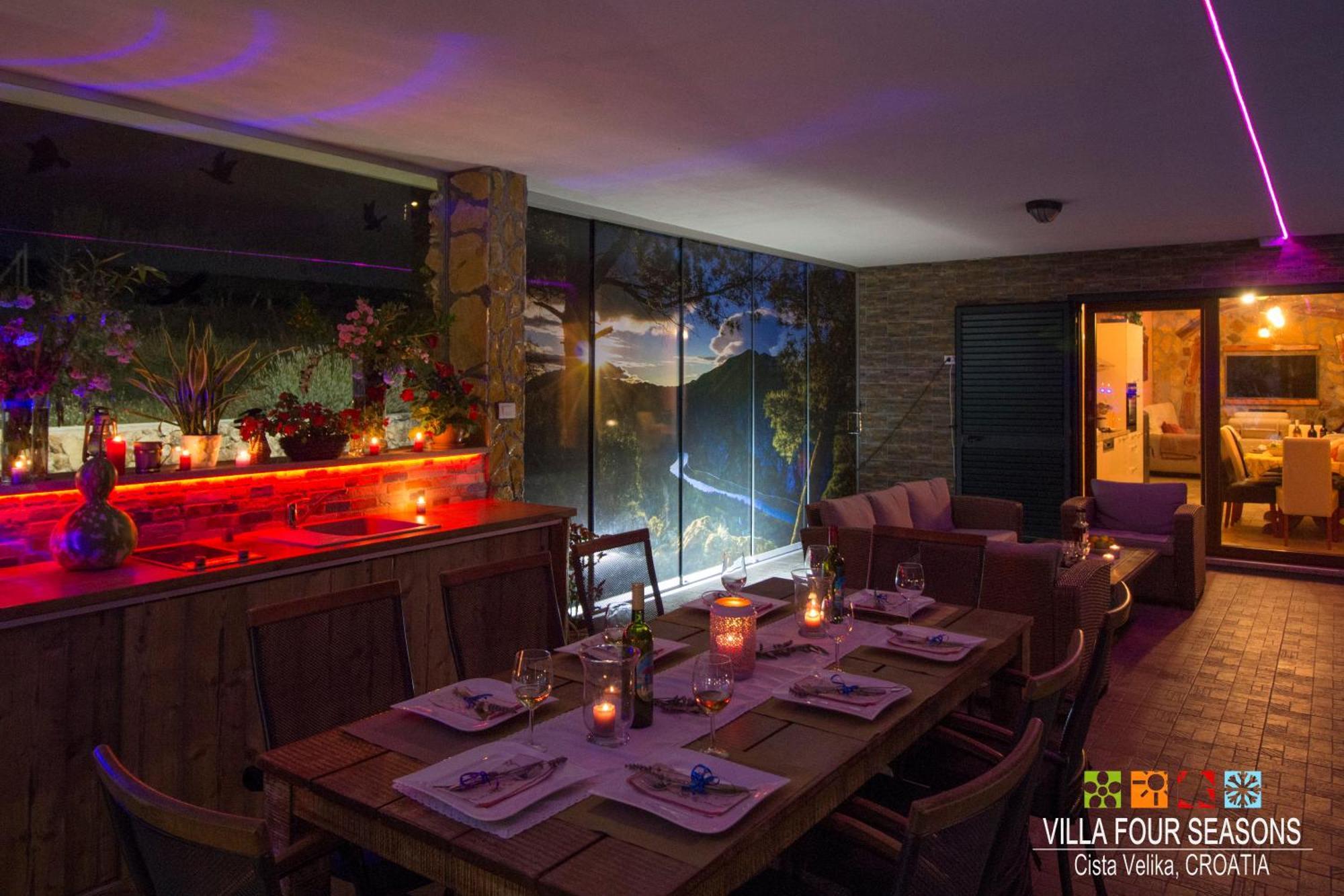 Villa Four Seasons, Heated Pool And 3 En-Suite Bathrooms Velika Cista  Экстерьер фото